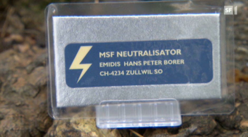 «Kassensturz» testet Paranormale: Der Elektrosmog-Vernichter und das Medium